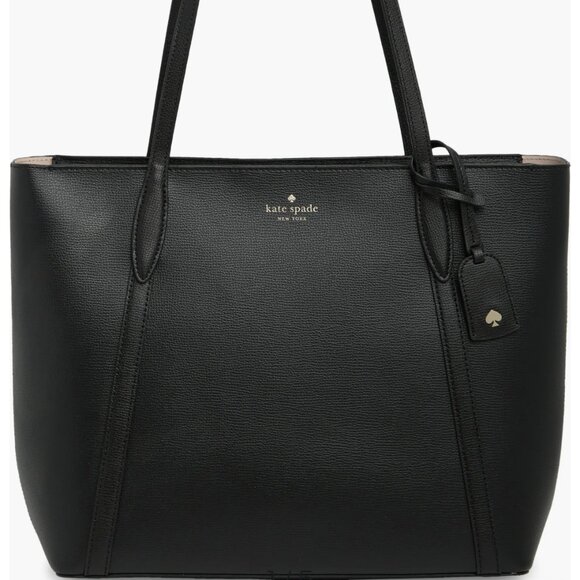 kate spade Handbags - Kate Spade Cara Tote Large in Genuine Black Leather